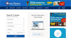 Desktop Screenshot of cranehunter.com